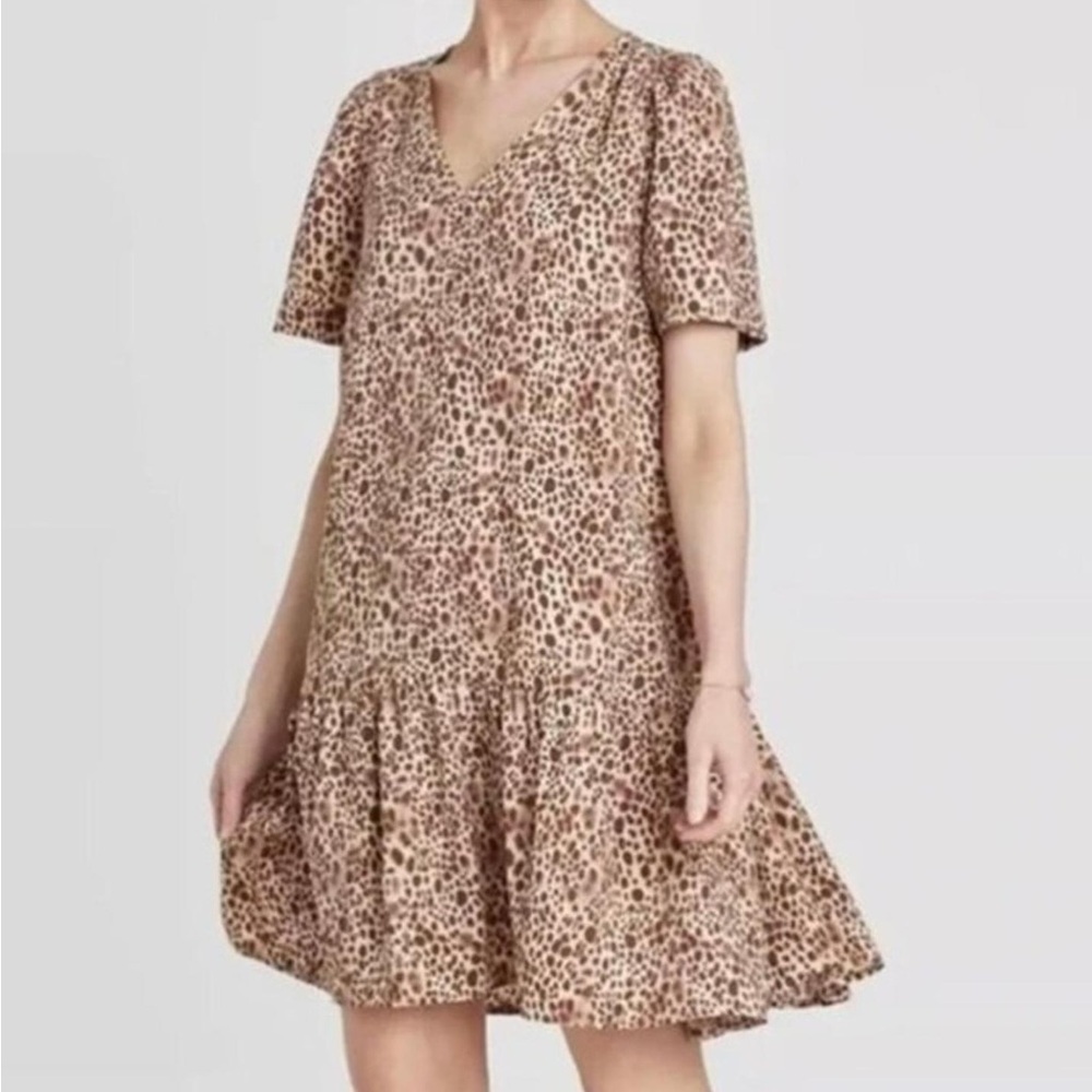 A New Day - Animal Print Mini Dress